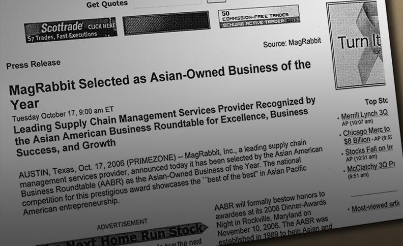 2006 ASIAN OWNED BUSINESS OF THE YEAR